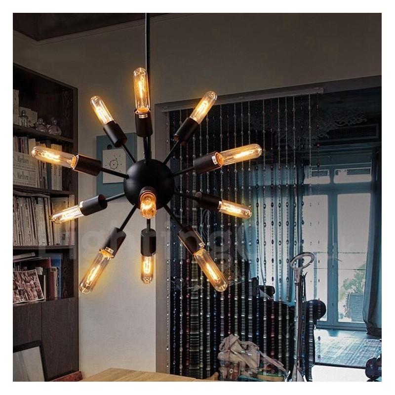 12 Light Retro Vintage Sputnik Chandelier