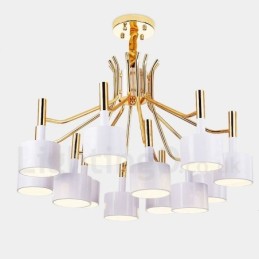 Modern Contemporary 12 Light 2 Tier Chandelier Lamp Light