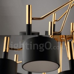 Modern Contemporary 12 Light 2 Tier Chandelier Lamp Light
