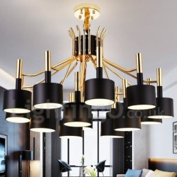 15 Light 2 Tier Modern Contemporary Style Chandelier Lamp Light