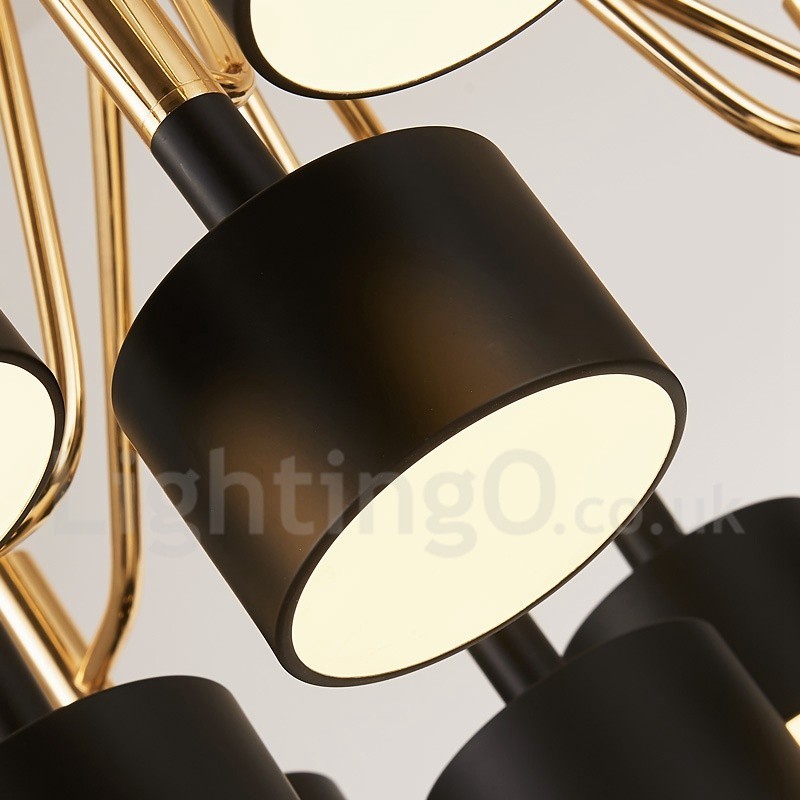 15 Light 2 Tier Modern Contemporary Style Chandelier Lamp Light