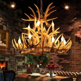 Vintage Country 12 Light Chandelier Light