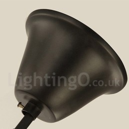 Country Retro 6 Light Single Tier Chandelier Lamp Light