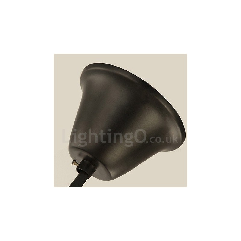 Country Retro 6 Light Single Tier Chandelier Lamp Light