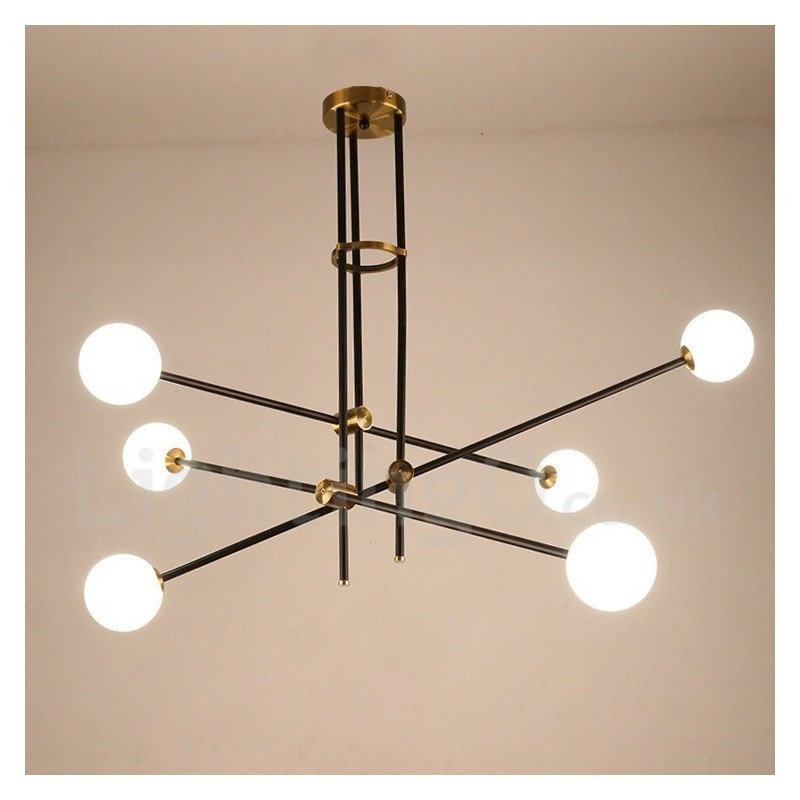 Modern Contemporary 6 Light 3 Tier Chandelier Light