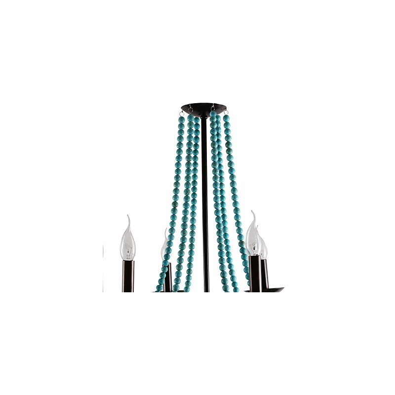 Bohemia 6 Simple European Mediterranean Head DropAmerican Country British Rural Living Lamps