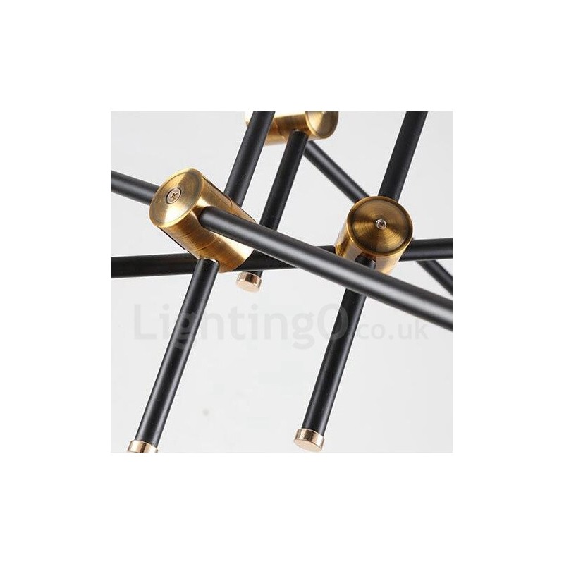 Modern Contemporary 6 Light 3 Tier Chandelier Light