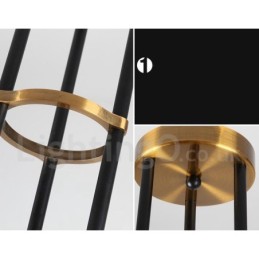 Modern Contemporary 6 Light 3 Tier Chandelier Light