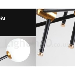 Modern Contemporary 6 Light 3 Tier Chandelier Light