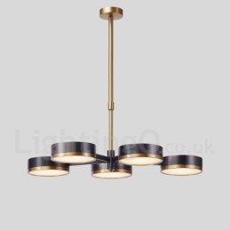 5 Light Modern Contemporary Single Tier Chandelier Light