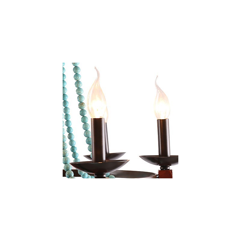 Bohemia 6 Simple European Mediterranean Head DropAmerican Country British Rural Living Lamps