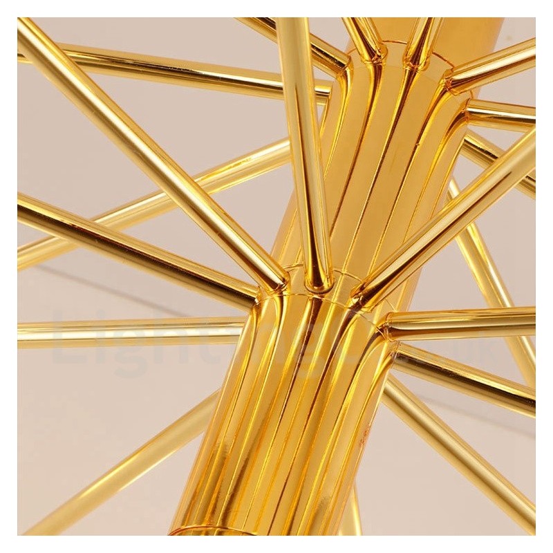 40 Light Golden 2 Tier Modern Contemporary Chandelier Light Lamp