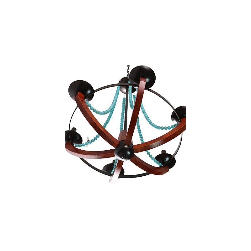 Bohemia 6 Simple European Mediterranean Head DropAmerican Country British Rural Living Lamps