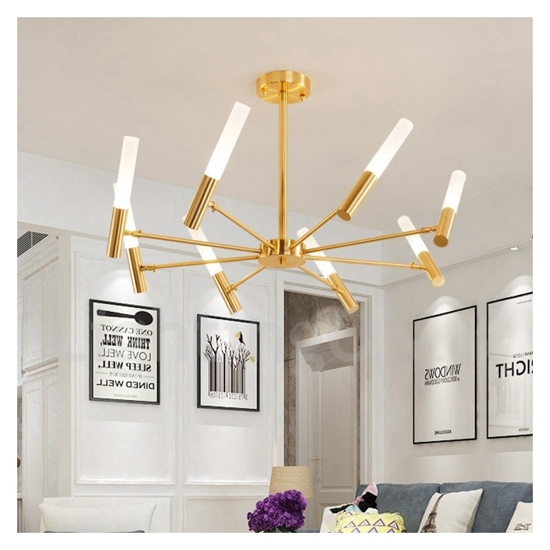 8 Light Rotatable Modern Contemporary Chandelier Light