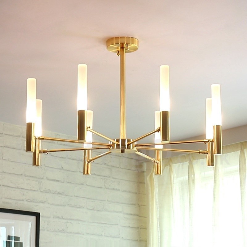 8 Light Rotatable Modern Contemporary Chandelier Light