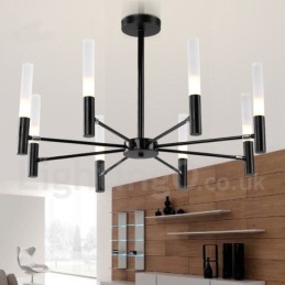 8 Light Rotatable Modern Contemporary Chandelier Light