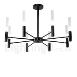 8 Light Rotatable Modern Contemporary Chandelier Light