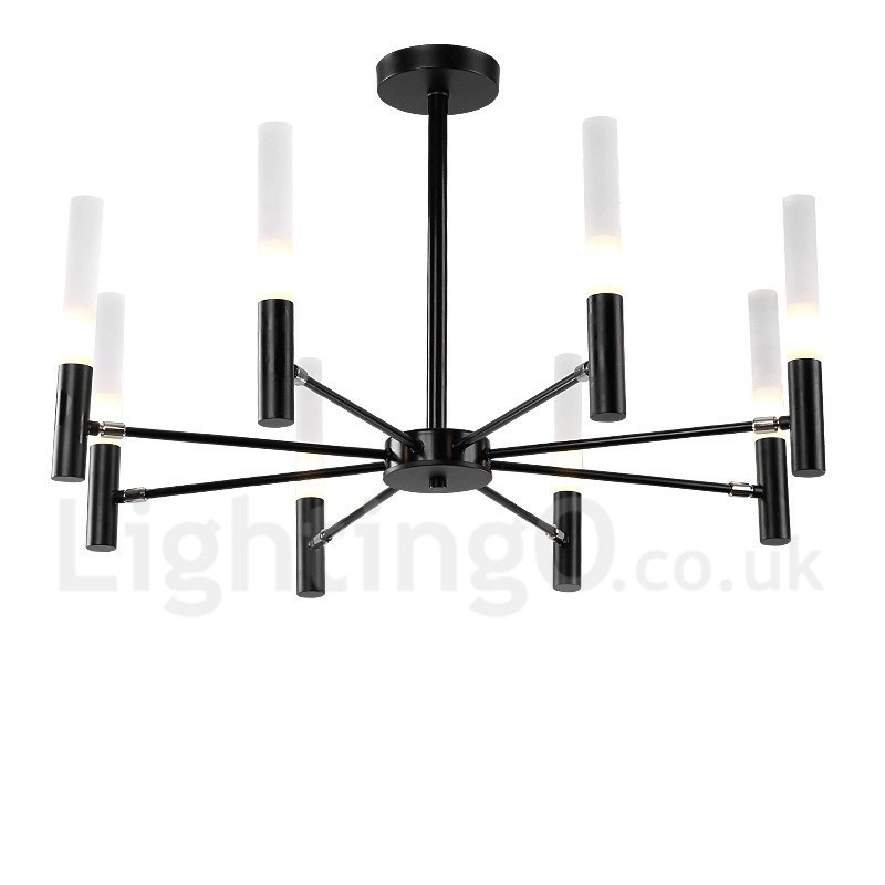 8 Light Rotatable Modern Contemporary Chandelier Light