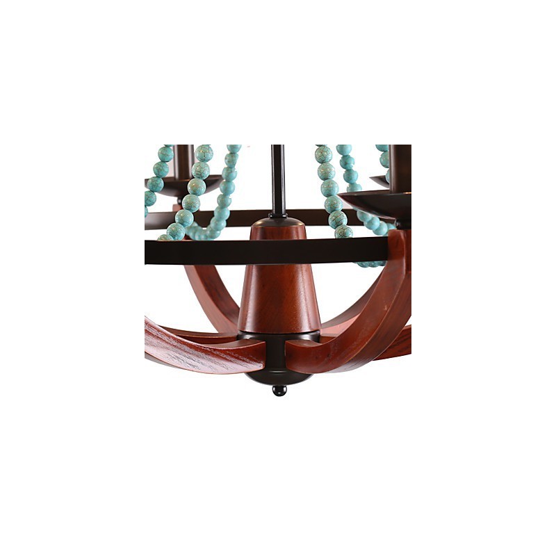 Bohemia 6 Simple European Mediterranean Head DropAmerican Country British Rural Living Lamps