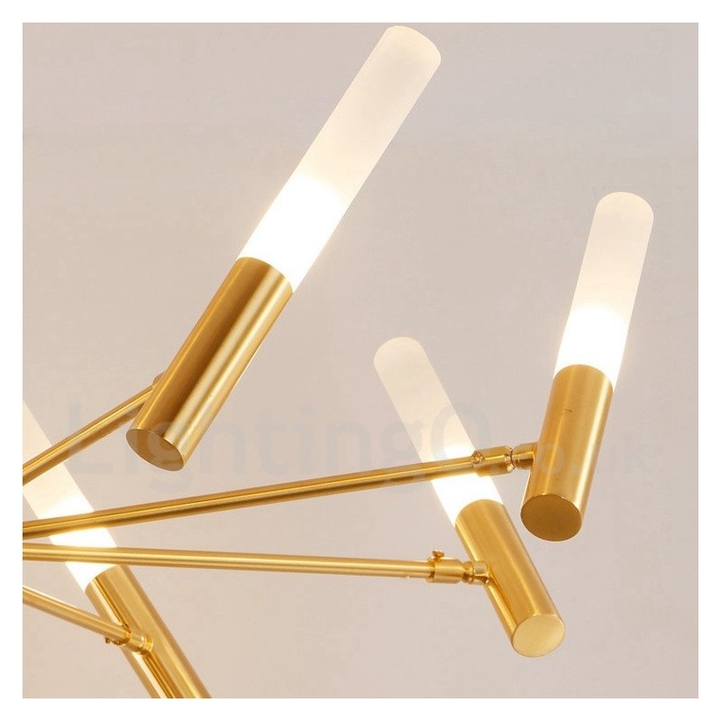 8 Light Rotatable Modern Contemporary Chandelier Light