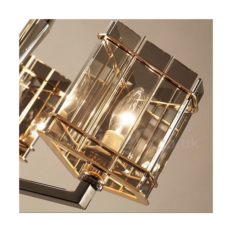 6 Light Modern Contemporary Single Tier Chandelier Light