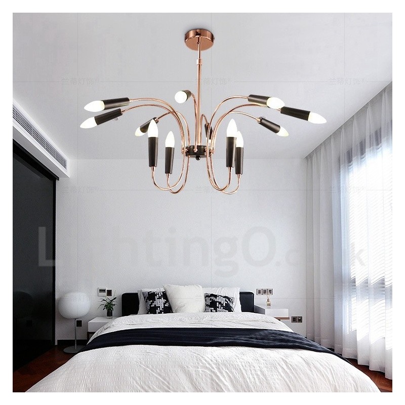 2 Tier 12 Light Modern Contemporary Chandelier Light