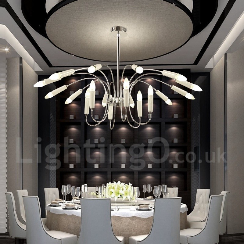 2 Tier 18 Light Modern Contemporary Chandelier Light
