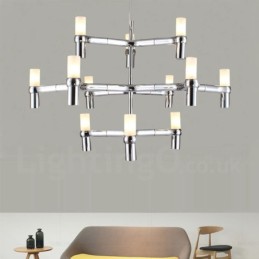 12 Light 3 Tier Modern Contemporary Chandelier Lamp Light