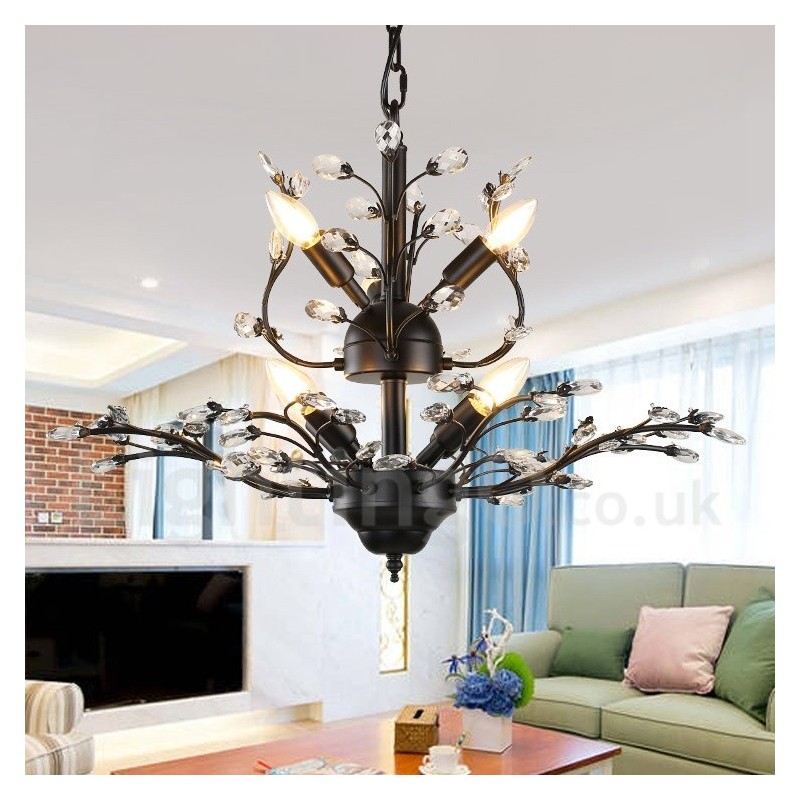 60CM Height 45CM Wide Modern Contemporary 7 Light Chandelier Lamp Light
