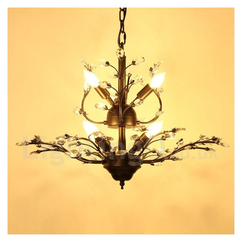60CM Height 45CM Wide Modern Contemporary 7 Light Chandelier Lamp Light