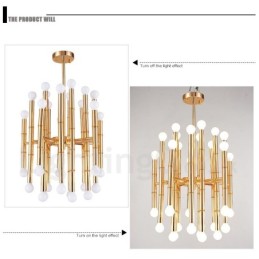Modern Contemporary 30 Light 2 Tier Chandelier for Light