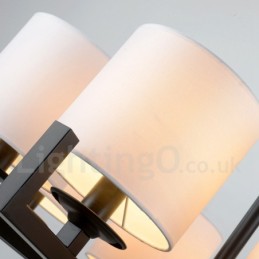 Modern Contemporary 6 Light Single Tier Chandelier Lamp Light