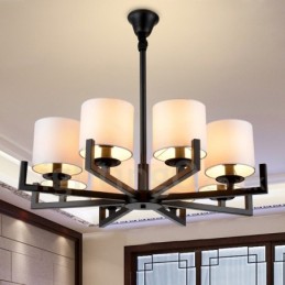 Modern Contemporary 8 Light Single Tier Chandelier Lamp Light