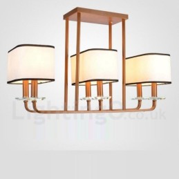 Modern Contemporary 6 Light Single Tier Chandelier Lamp Light