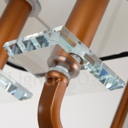 Modern Contemporary 8 Light Single Tier Chandelier Lamp Light