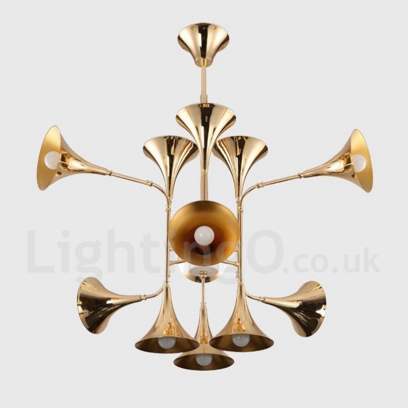 12 Light Chandelier Lamp Modern Contemporary Style Light