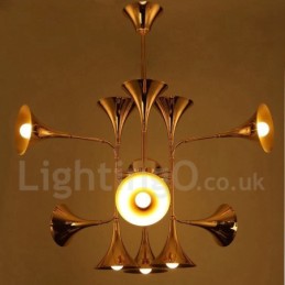 12 Light Chandelier Lamp Modern Contemporary Style Light