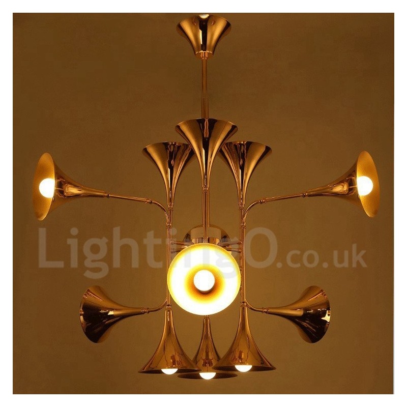 12 Light Chandelier Lamp Modern Contemporary Style Light