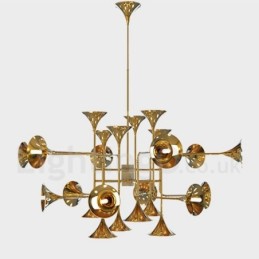 24 Light Chandelier Lamp Modern Contemporary Style Light