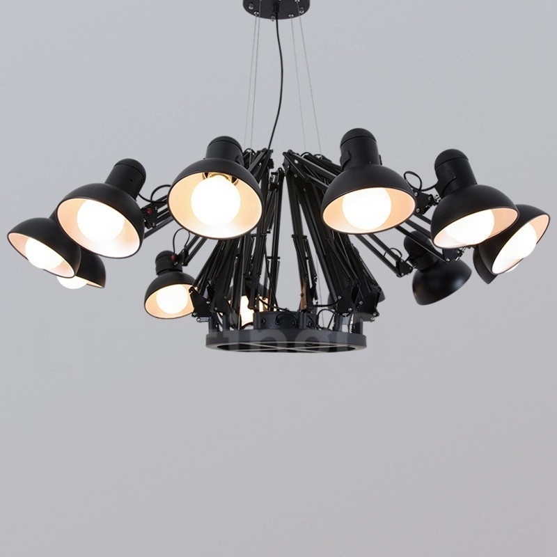 12 Light Modern Contemporary Single Tier Chandelier Lamp Light