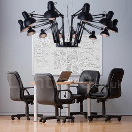 12 Light Modern Contemporary Single Tier Chandelier Lamp Light