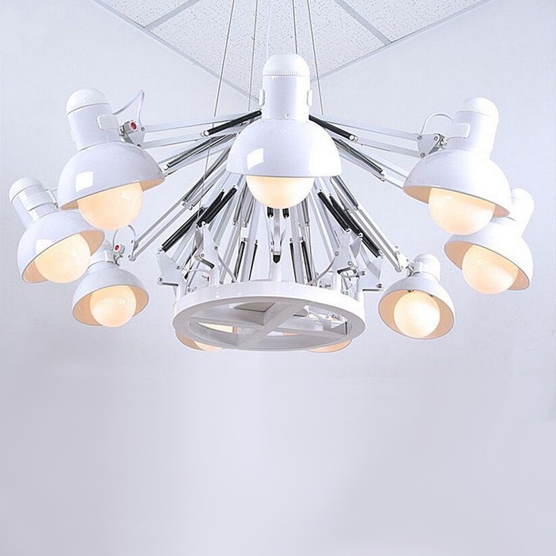 12 Light Modern Contemporary Single Tier Chandelier Lamp Light
