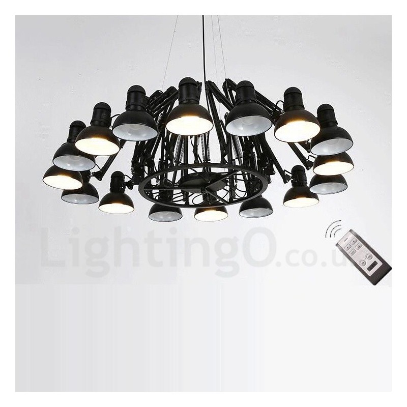 16 Light Modern Contemporary Single Tier Chandelier Lamp Light