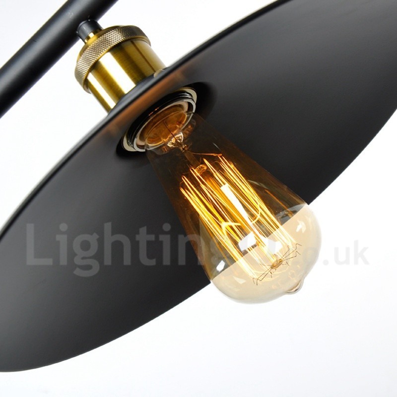 2 Light Country Vintage Metal Pendant Light