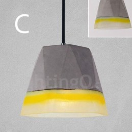 1 Light Vintage Concrte Pendant Light