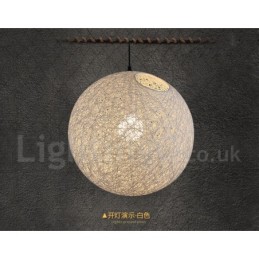 Modern Contemporary Bamboo Rattan Pendant Light