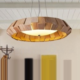 Modern Contemporary Wood Pendant Light