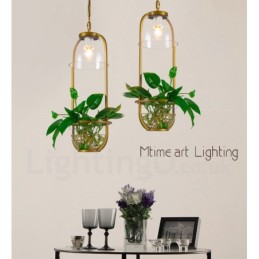 Traditional Classic Single Light Glass Pendant Light