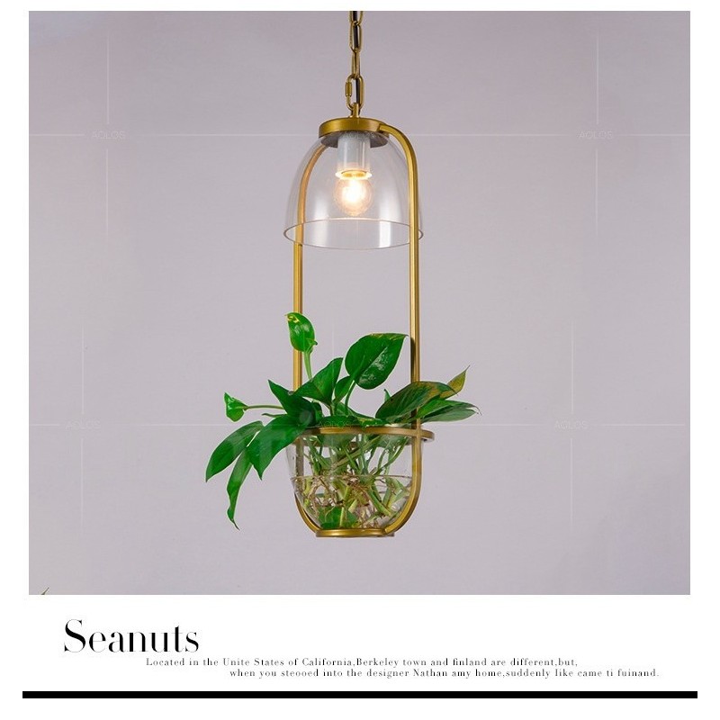 Traditional Classic Single Light Glass Pendant Light