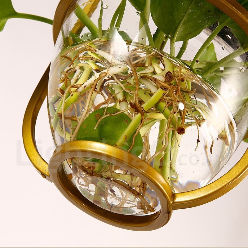 Traditional Classic Single Light Glass Pendant Light